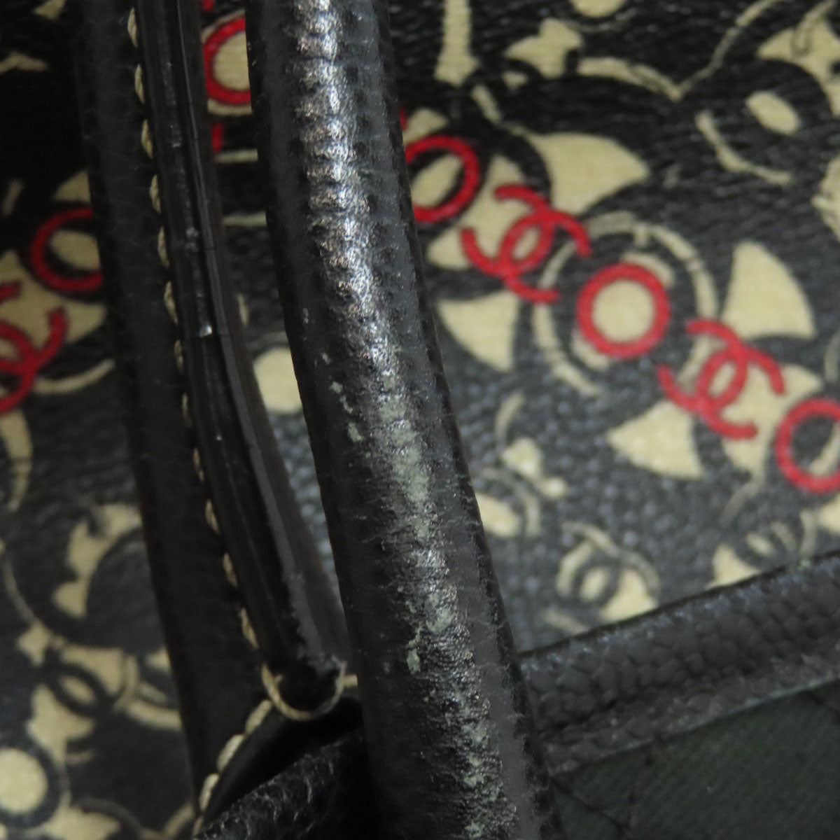 CHANEL Coco Travel SilverHardware Handbag PVC Ladies [Used]