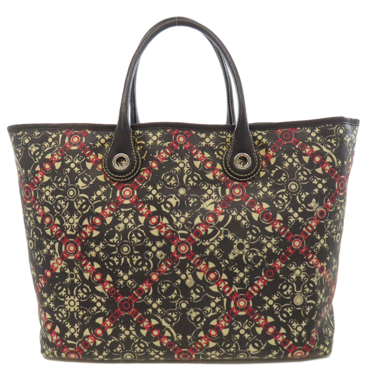 CHANEL Coco Travel SilverHardware Handbag PVC Ladies [Used]