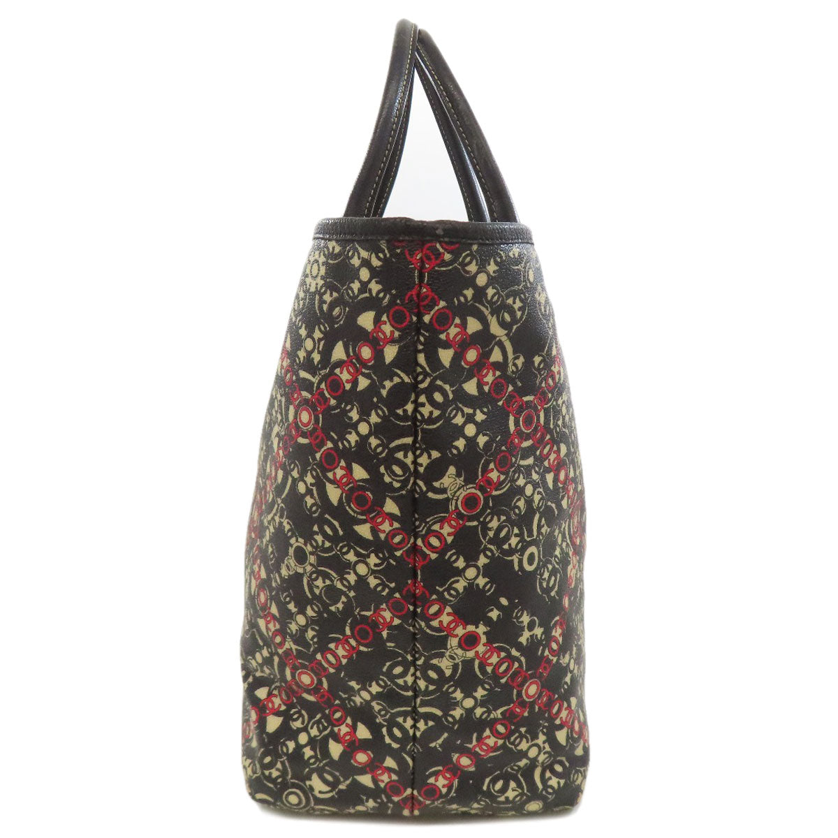 CHANEL Coco Travel SilverHardware Handbag PVC Ladies [Used]