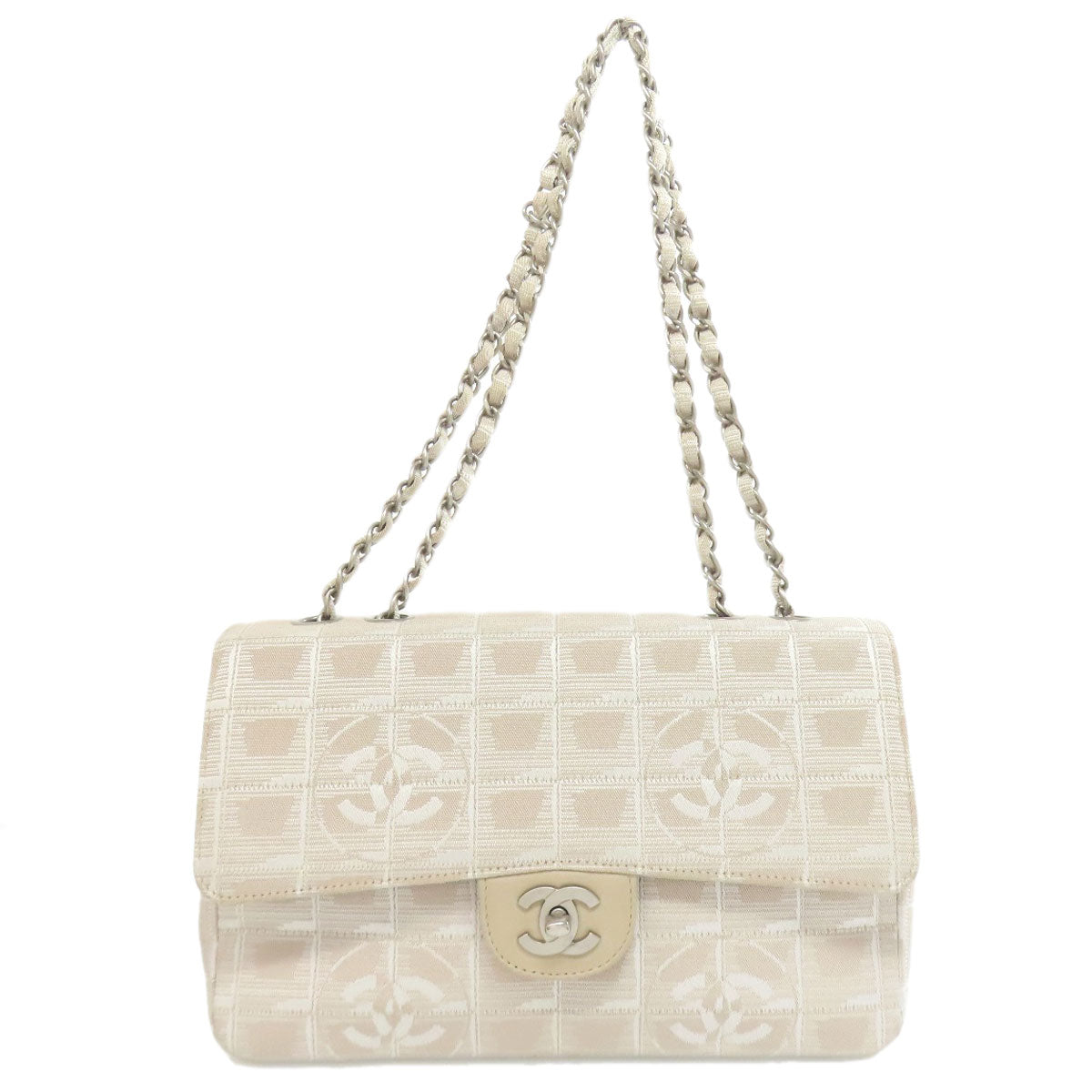 CHANEL New travel line Shoulder Bag Canvas Ladies [Used]