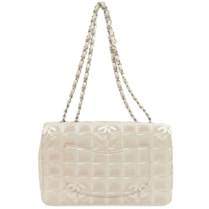 CHANEL New travel line Shoulder Bag Canvas Ladies [Used]