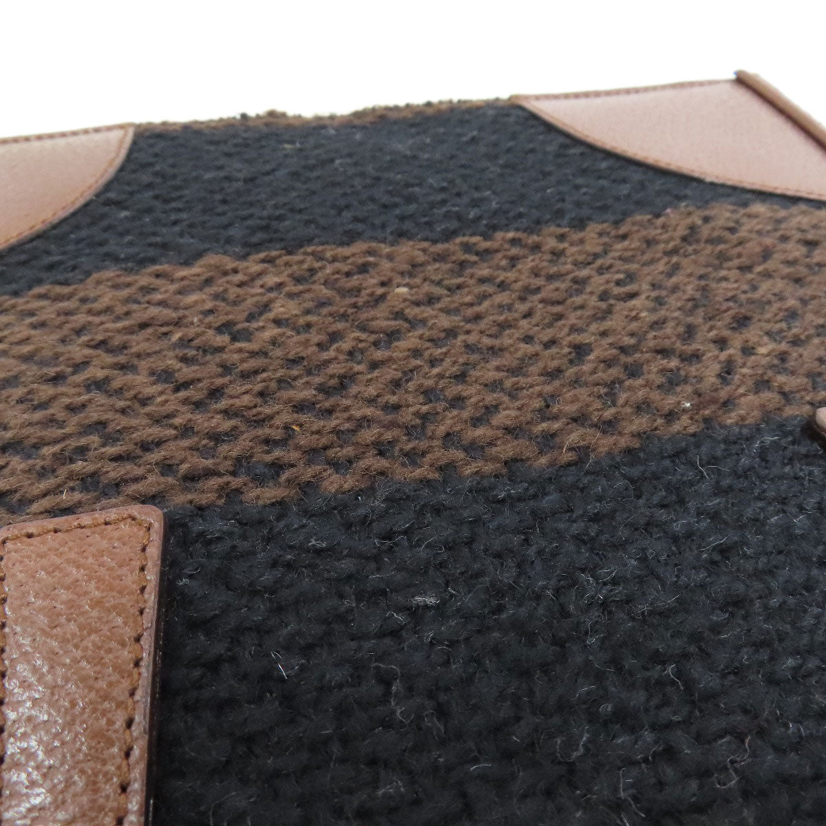 PRADA B11267 Logo Hardware Tote Bag Knit Ladies [Used]