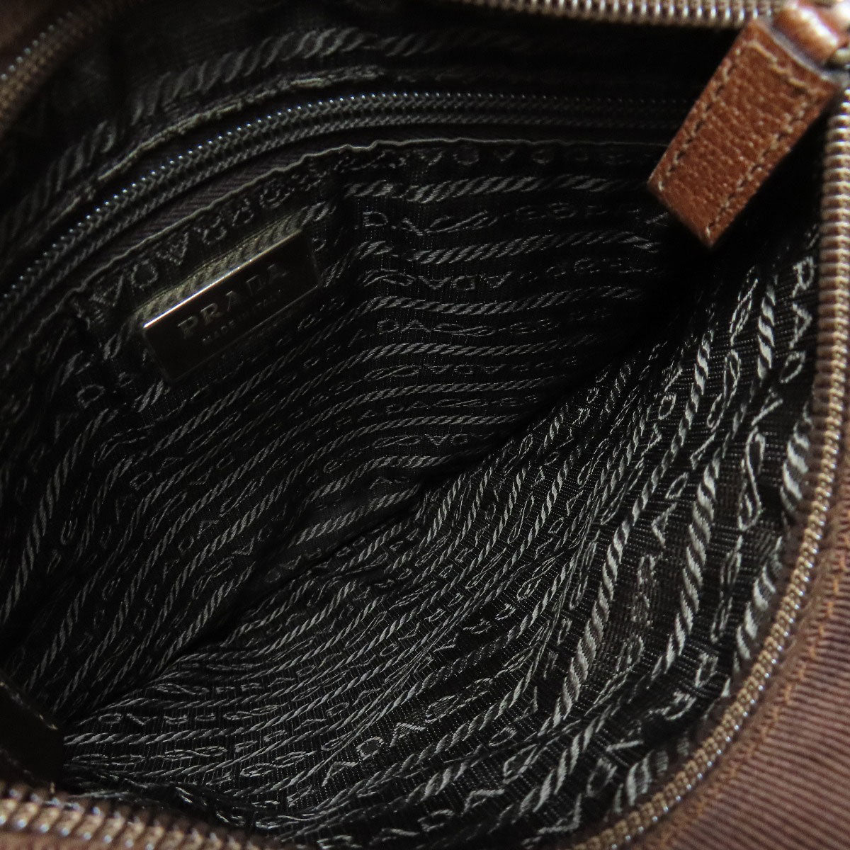 PRADA B11267 Logo Hardware Tote Bag Knit Ladies [Used]