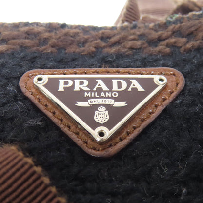 PRADA B11267 Logo Hardware Tote Bag Knit Ladies [Used]