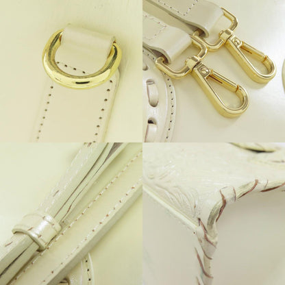 SELECT BAG Grace Continental Carving Tribes 2WAY Handbag Leather Ladies [Used]