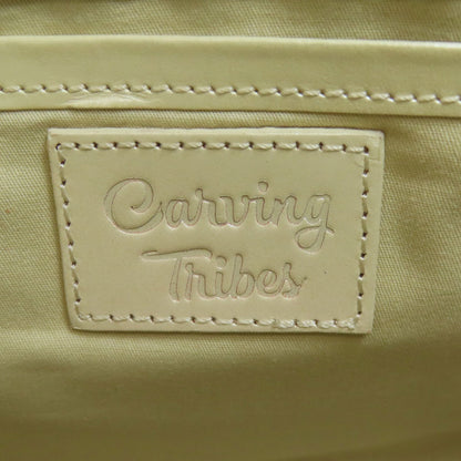 SELECT BAG Grace Continental Carving Tribes 2WAY Handbag Leather Ladies [Used]