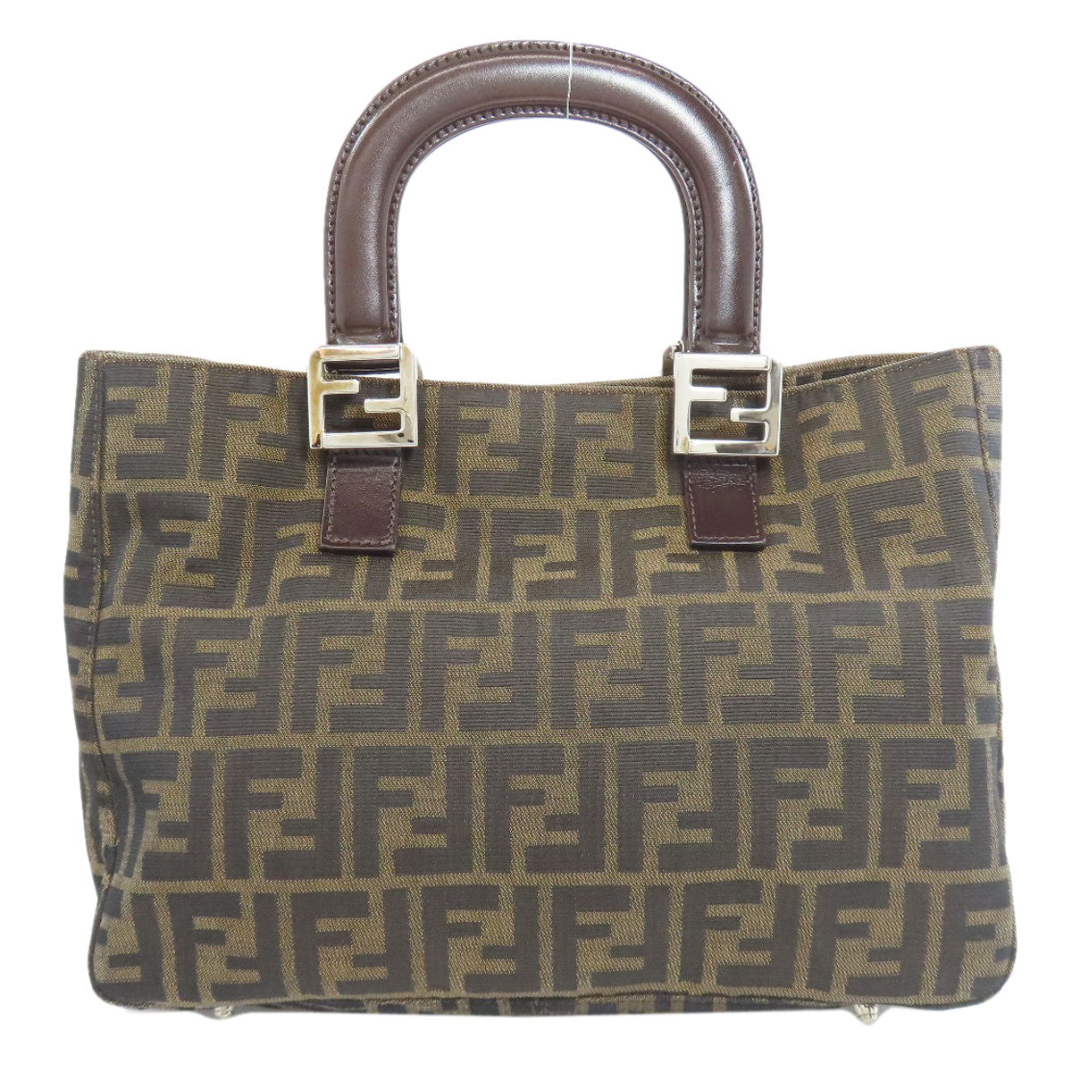 FENDI Zucca pattern Tote Bag Canvas Ladies [Used]