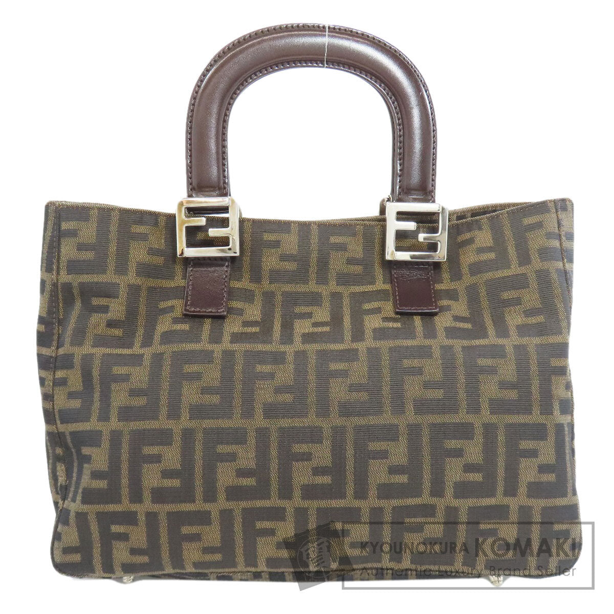 FENDI Zucca pattern Tote Bag Canvas Ladies [Used]