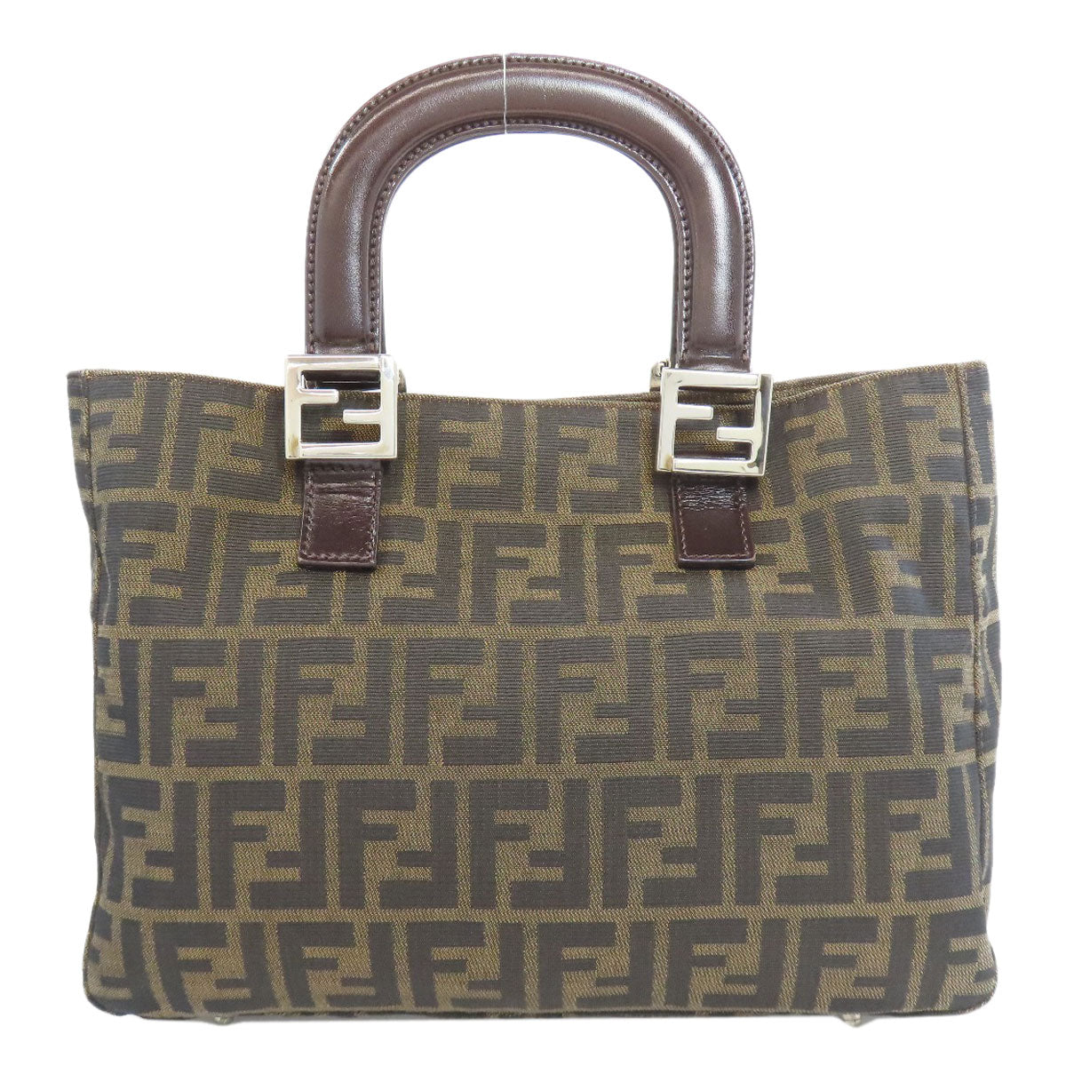 FENDI Zucca pattern Tote Bag Canvas Ladies [Used]