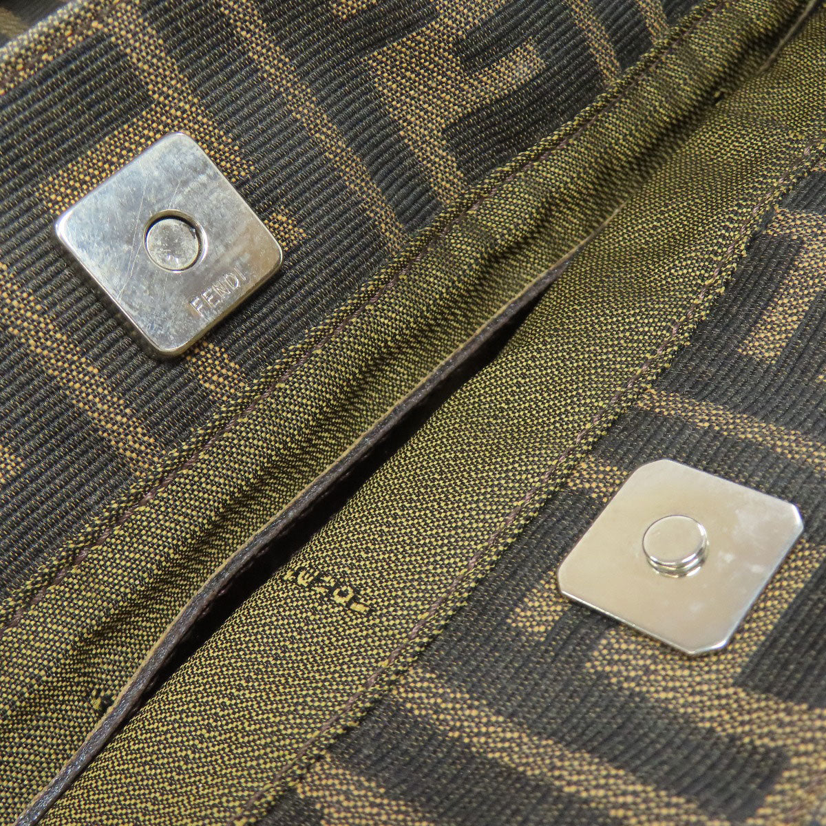 FENDI Zucca pattern Tote Bag Canvas Ladies [Used]