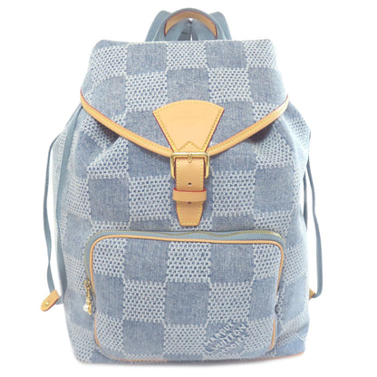 LOUIS VUITTON N40708 24AW Montsouris 3D Backpack Â· Daypack Denim Ladies [Used]