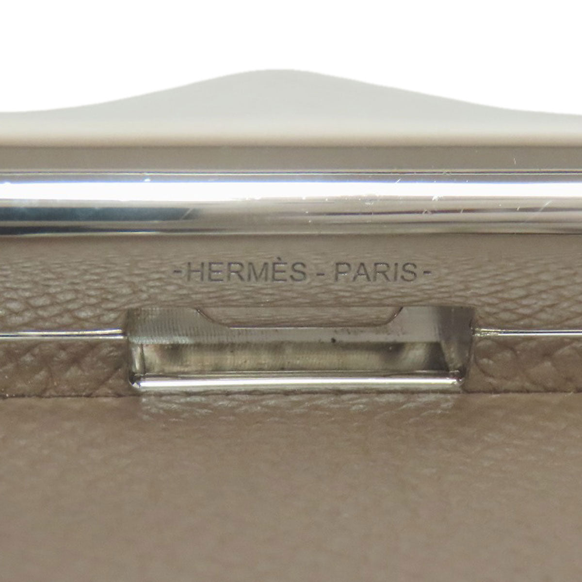 HERMES Della Cavalleria Elan Etoupe SilverHardware Shoulder Bag Epsom Ladies [Used]