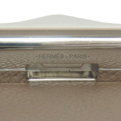 HERMES Della Cavalleria Elan Etoupe SilverHardware Shoulder Bag Epsom Ladies [Used]