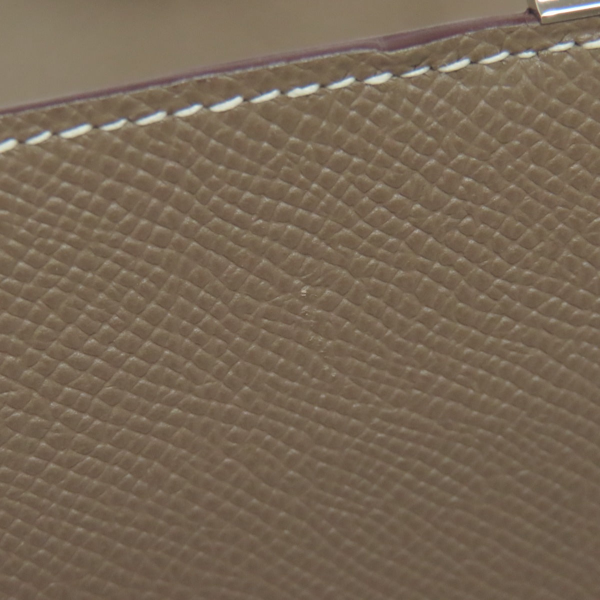 HERMES Della Cavalleria Elan Etoupe SilverHardware Shoulder Bag Epsom Ladies [Used]