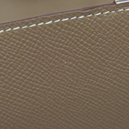 HERMES Della Cavalleria Elan Etoupe SilverHardware Shoulder Bag Epsom Ladies [Used]