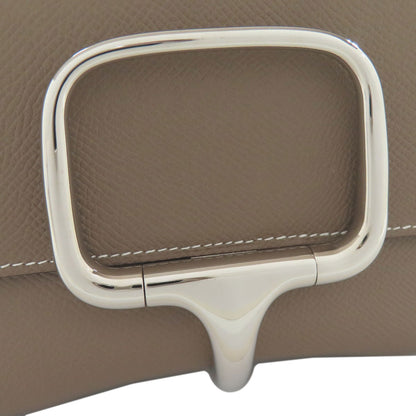 HERMES Della Cavalleria Elan Etoupe SilverHardware Shoulder Bag Epsom Ladies [Used]