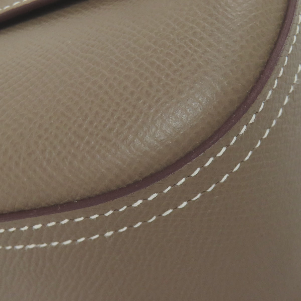 HERMES Della Cavalleria Elan Etoupe SilverHardware Shoulder Bag Epsom Ladies [Used]