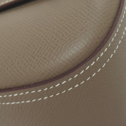 HERMES Della Cavalleria Elan Etoupe SilverHardware Shoulder Bag Epsom Ladies [Used]