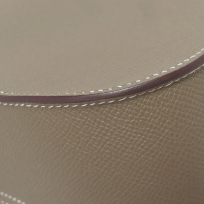 HERMES Della Cavalleria Elan Etoupe SilverHardware Shoulder Bag Epsom Ladies [Used]