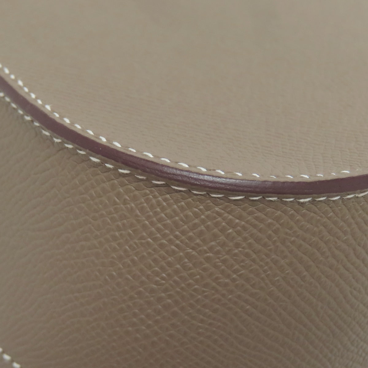 HERMES Della Cavalleria Elan Etoupe SilverHardware Shoulder Bag Epsom Ladies [Used]