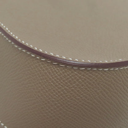 HERMES Della Cavalleria Elan Etoupe SilverHardware Shoulder Bag Epsom Ladies [Used]