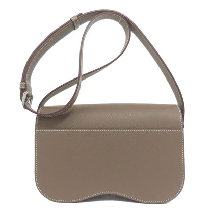 HERMES Della Cavalleria Elan Etoupe SilverHardware Shoulder Bag Epsom Ladies [Used]