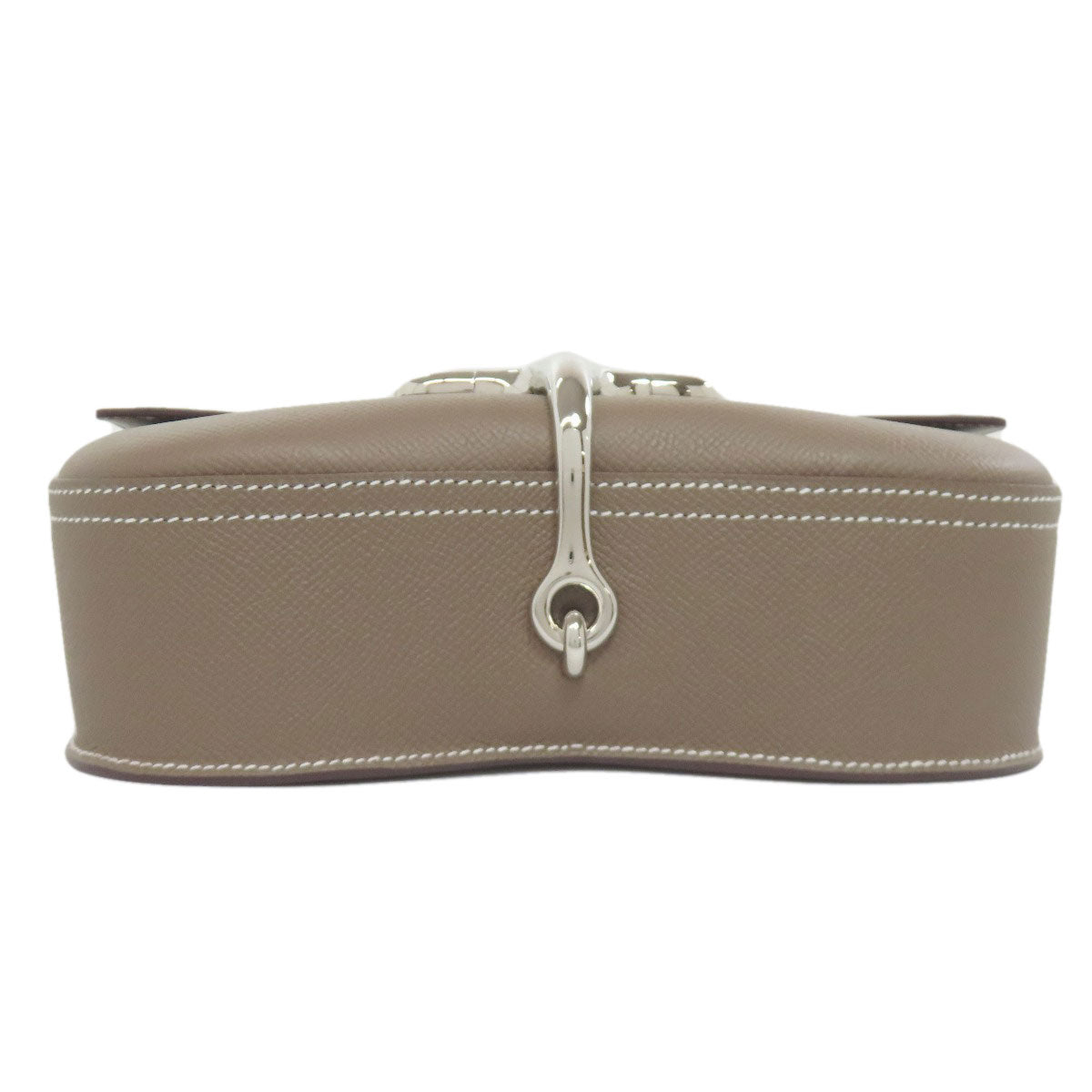 HERMES Della Cavalleria Elan Etoupe SilverHardware Shoulder Bag Epsom Ladies [Used]