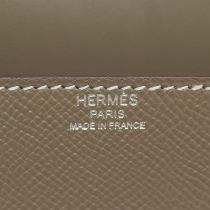 HERMES Della Cavalleria Elan Etoupe SilverHardware Shoulder Bag Epsom Ladies [Used]