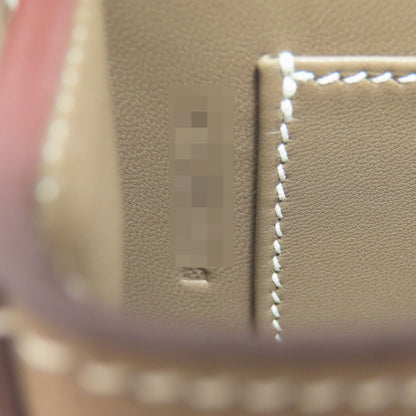 HERMES Della Cavalleria Elan Etoupe SilverHardware Shoulder Bag Epsom Ladies [Used]