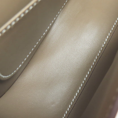 HERMES Della Cavalleria Elan Etoupe SilverHardware Shoulder Bag Epsom Ladies [Used]