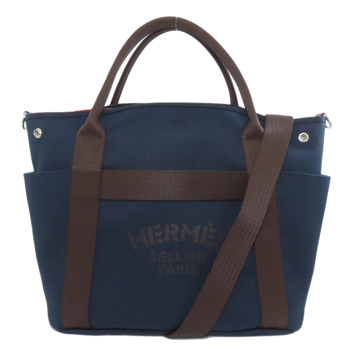 HERMES Sac de Pansage Graeme Tote Bag Canvas Ladies [Used]