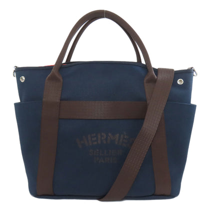 HERMES Sac de Pansage Graeme Tote Bag Canvas Ladies [Used]