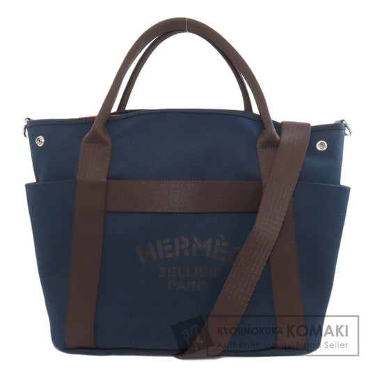 HERMES Sac de Pansage Graeme Tote Bag Canvas Ladies [Used]