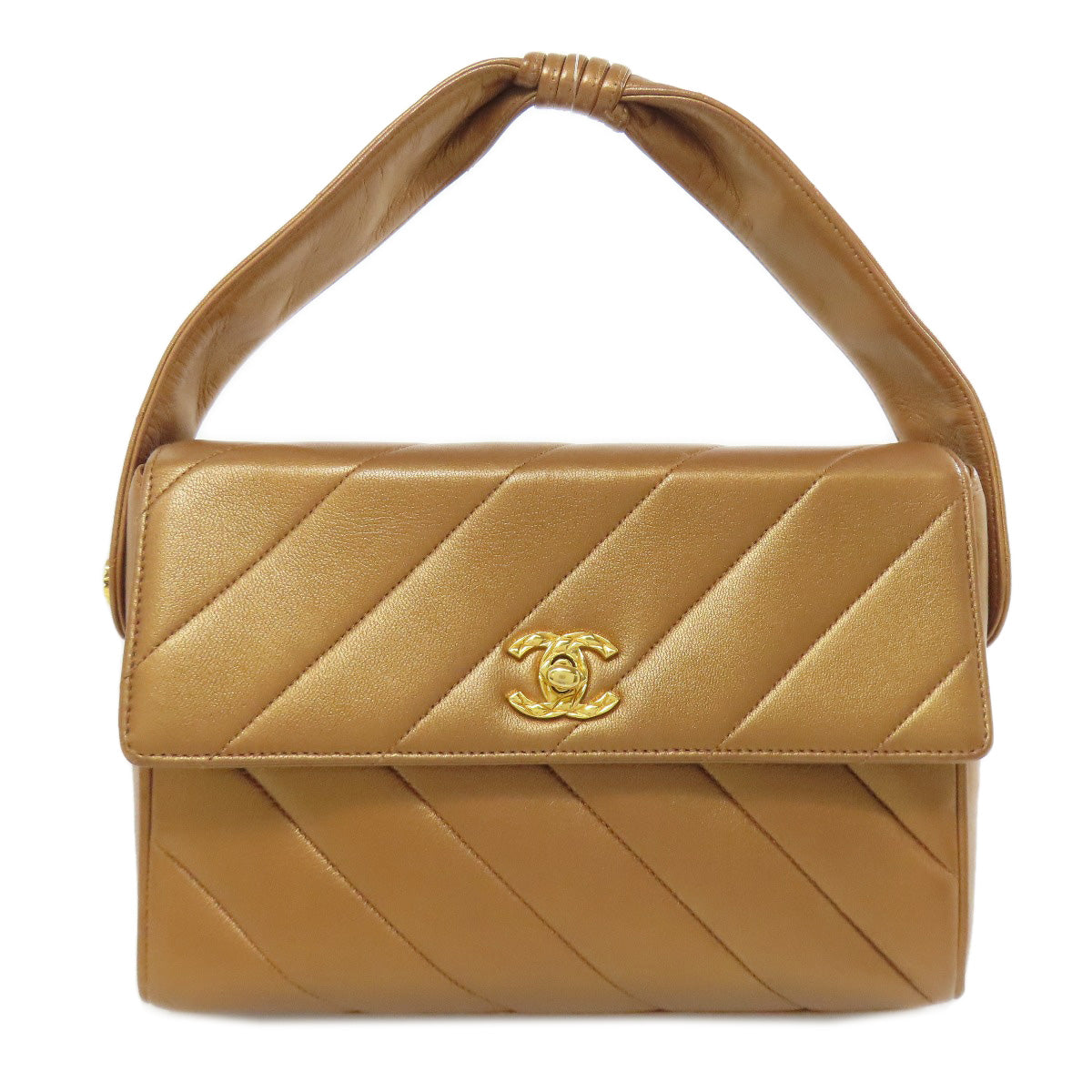 CHANEL COCO Mark Handbag Calf Ladies [Used]