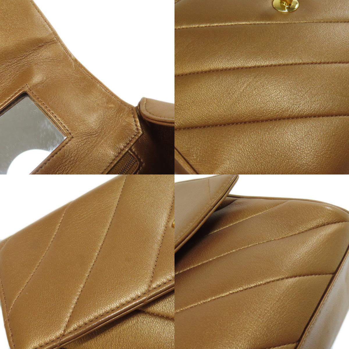 CHANEL COCO Mark Handbag Calf Ladies [Used]