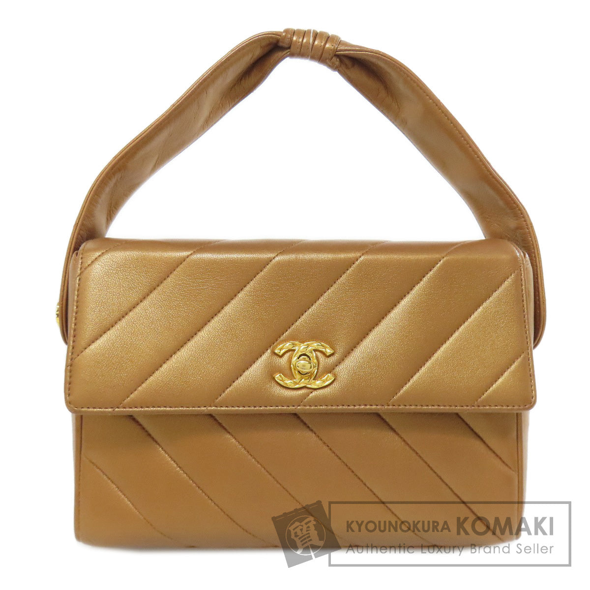 CHANEL COCO Mark Handbag Calf Ladies [Used]