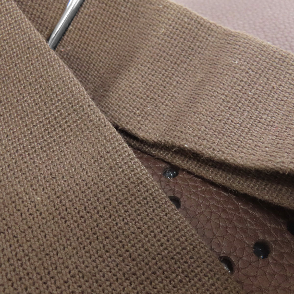 HERMES Evelyne3 Chocolat SilverHardware Shoulder Bag Taurillon Clemence Ladies [Used]