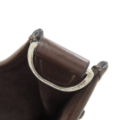 HERMES Evelyne3 Chocolat SilverHardware Shoulder Bag Taurillon Clemence Ladies [Used]