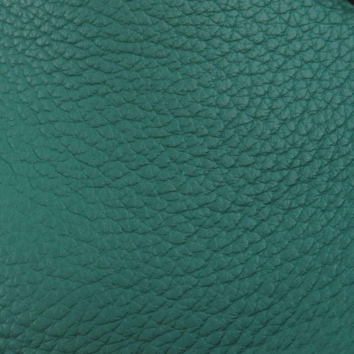 HERMES Garden Party PM Malachite SilverHardware Tote Bag Negonda Ladies [Used]