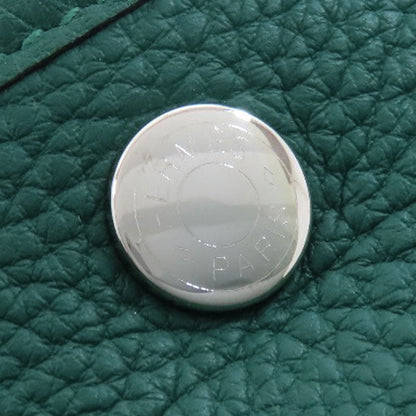 HERMES Garden Party PM Malachite SilverHardware Tote Bag Negonda Ladies [Used]