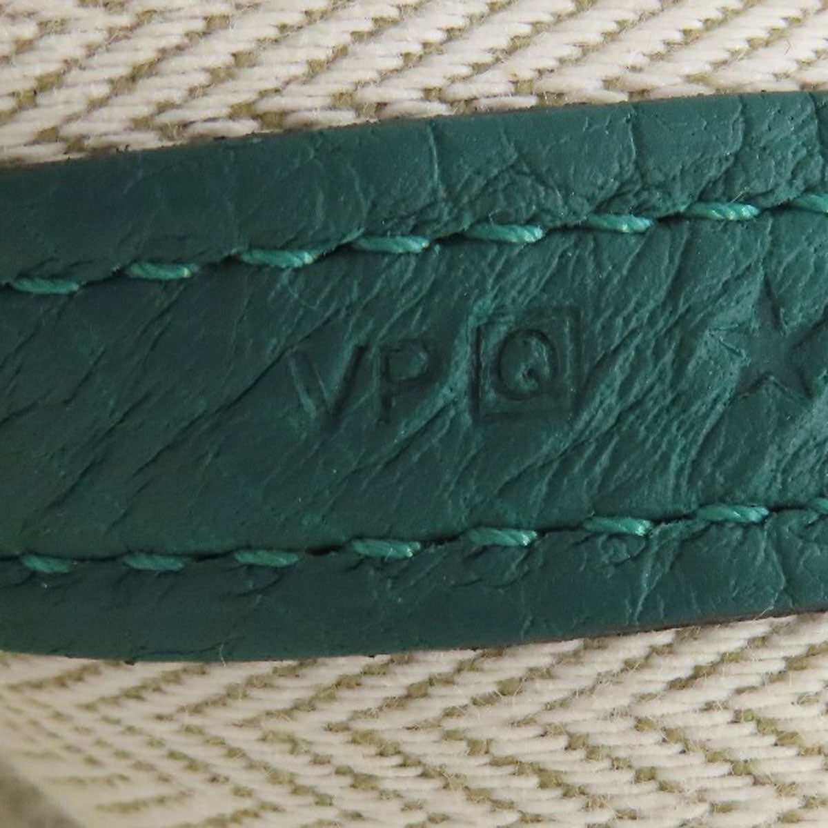 HERMES Garden Party PM Malachite SilverHardware Tote Bag Negonda Ladies [Used]