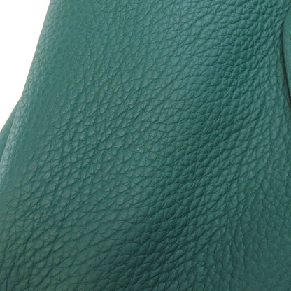 HERMES Garden Party PM Malachite SilverHardware Tote Bag Negonda Ladies [Used]