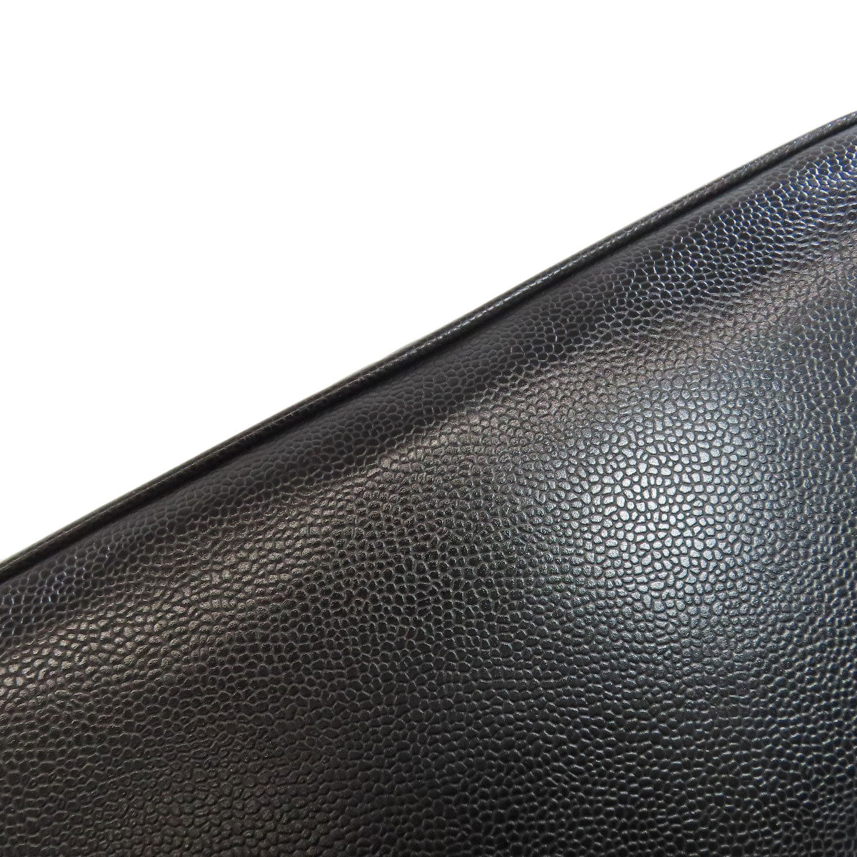 CHANEL Medallion GoldHardware Tote Bag Grained Calfskin Skin Ladies [Used]