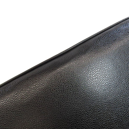 CHANEL Medallion GoldHardware Tote Bag Grained Calfskin Skin Ladies [Used]