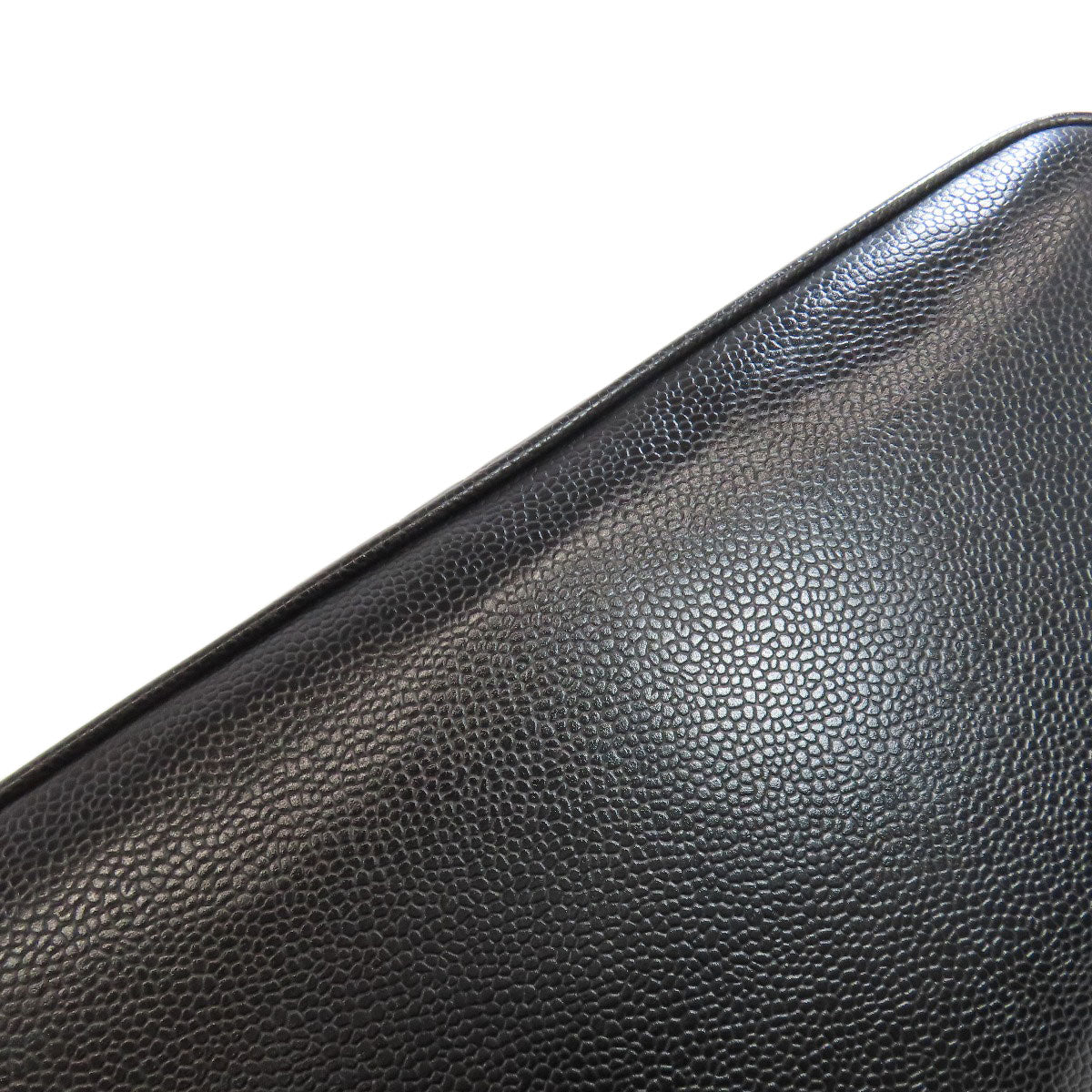 CHANEL Medallion GoldHardware Tote Bag Grained Calfskin Skin Ladies [Used]