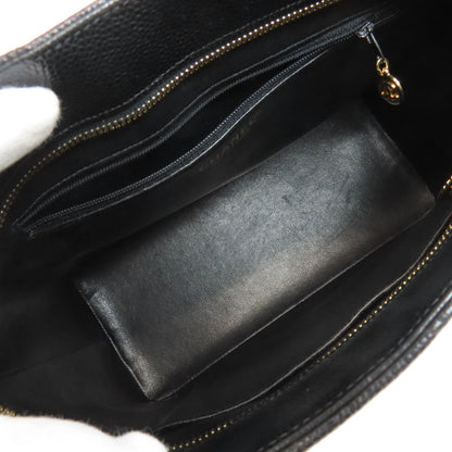 CHANEL Medallion GoldHardware Tote Bag Grained Calfskin Skin Ladies [Used]