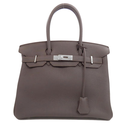 HERMES Birkin 30 Ethane SilverHardware Handbag Taurillon Clemence Ladies [Used]