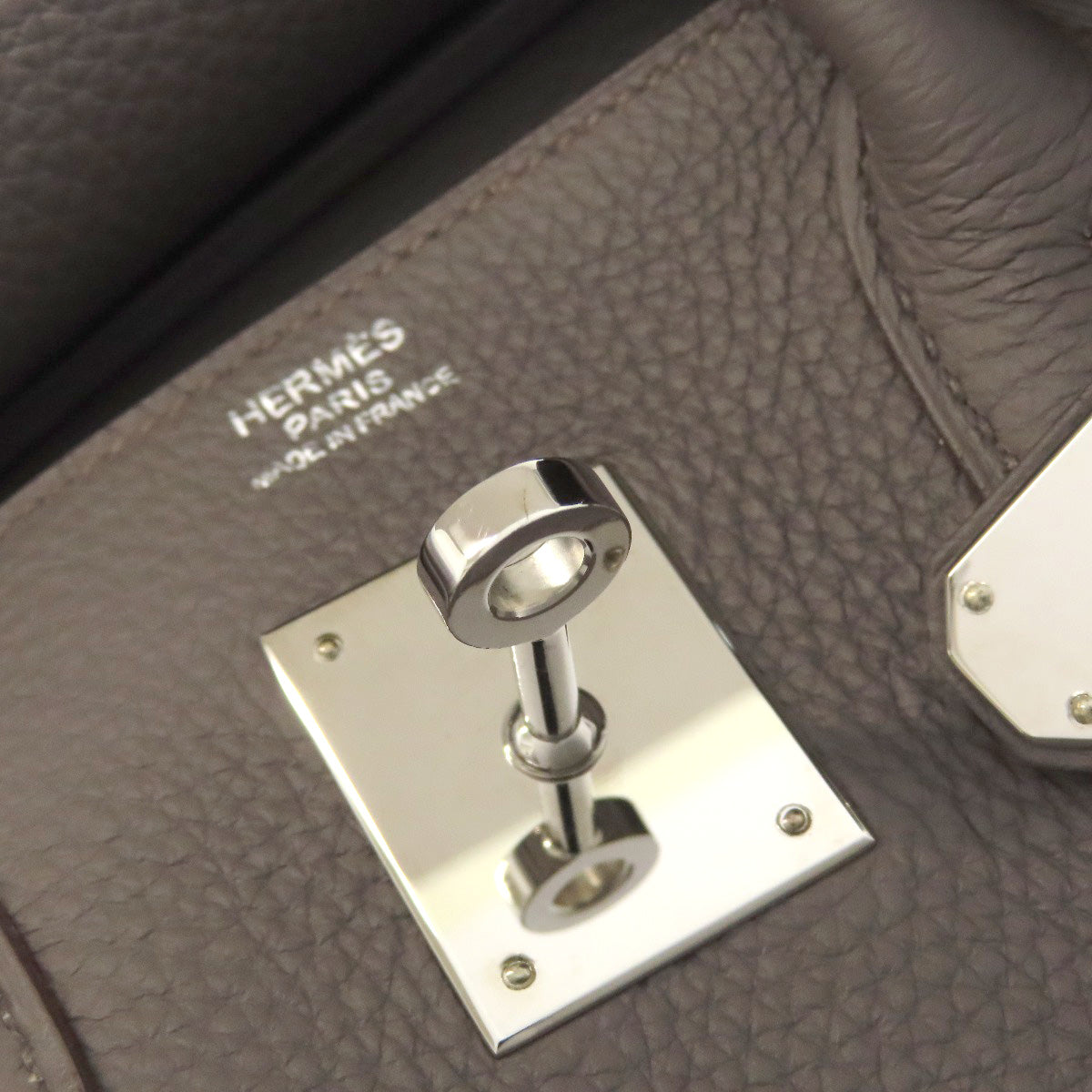 HERMES Birkin 30 Ethane SilverHardware Handbag Taurillon Clemence Ladies [Used]