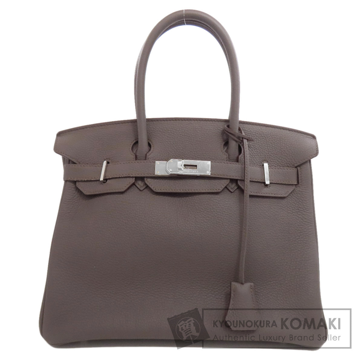 HERMES Birkin 30 Ethane SilverHardware Handbag Taurillon Clemence Ladies [Used]