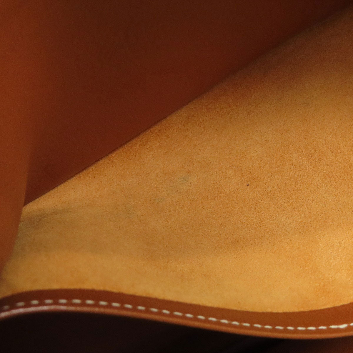 HERMES Haute Couture 32 Gold Gold Hardware Handbag Courchevel Ladies [Used]